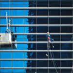 workers, windows, building, cleaners, cleaning, service, maintenance, crane cradle, glass, reflection, high-rise building, skyscraper, urban, city, workers, workers, cleaning, cleaning, cleaning, cleaning, cleaning, service, maintenance, maintenance, maintenance